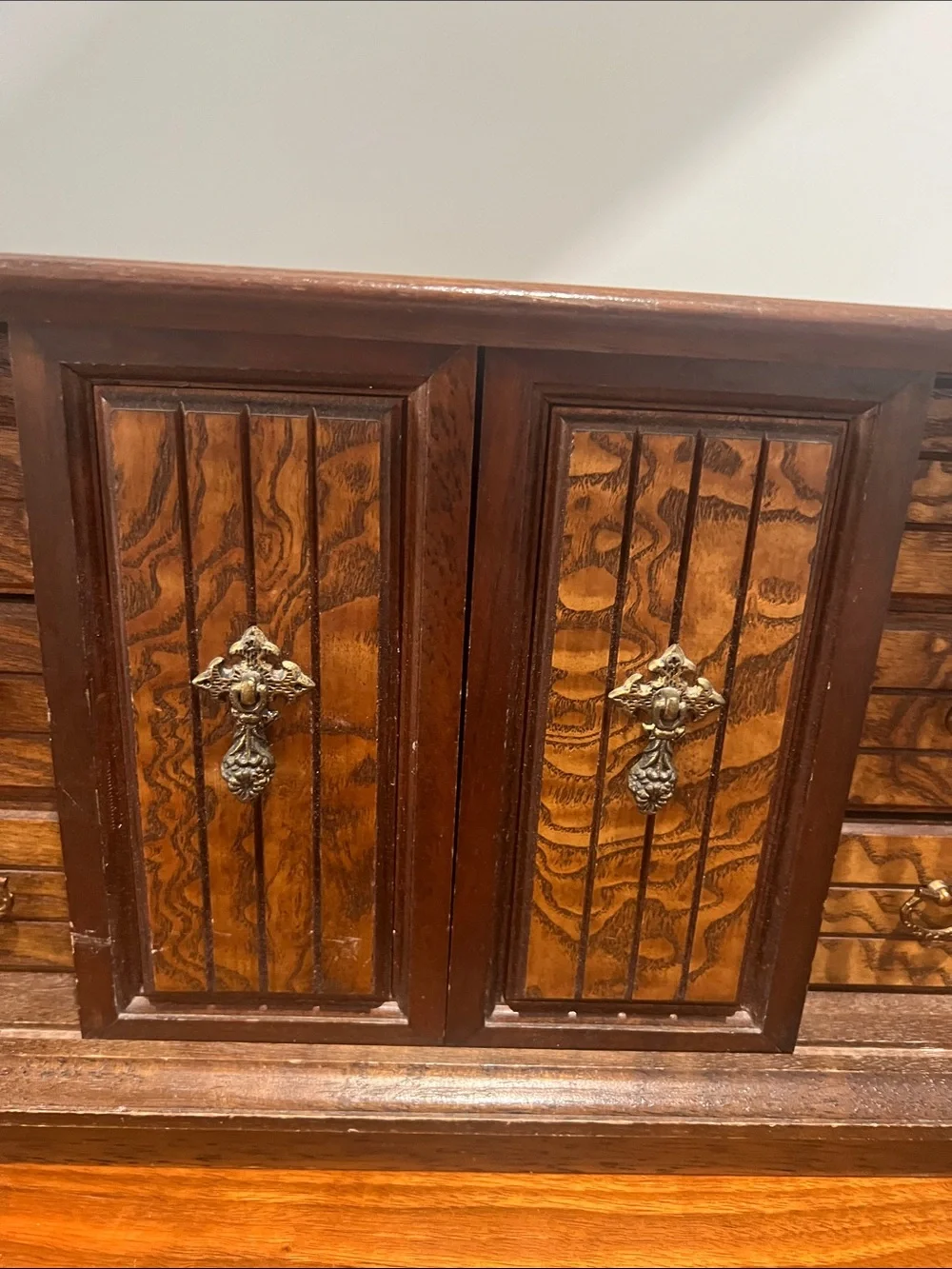 Vintage Wooden Jewelry Box